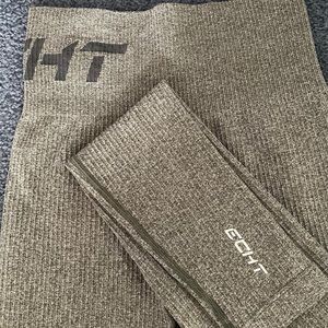 ECHT Arise Comfort Leggings (Khaki Grey)